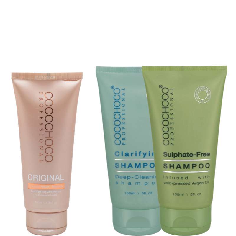 Brazílsky keratín Original 100ml + čistiaci a bezsulfátový šampón | COCOCHOCO®